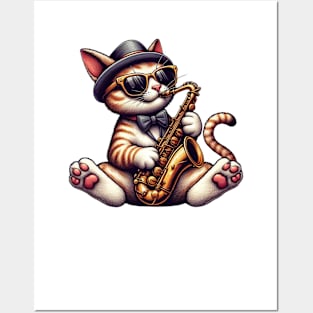 Jazz Cat Posters and Art